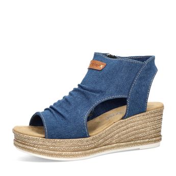 Rieker damă denim sandale - albastru